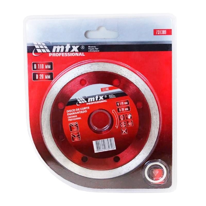 Disco Diamantado 110mm MTX: Corte Preciso!