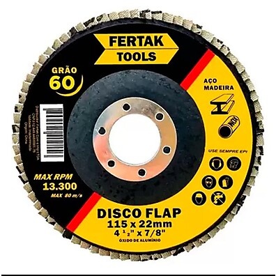 Disco Flap 115mm Grão 120: Acabamento Impecável!