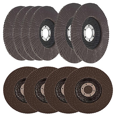 Disco Flap 5" 115mm – Acabamento Profissional com 10 Peças