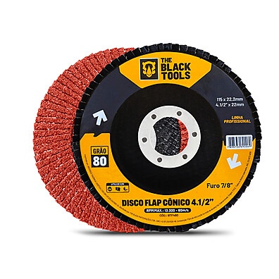 Disco Flap G80 115mm: Desbaste e Acabamento!