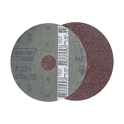 Disco Lixa Norton 4.1/2” Grão 36: Desbaste Imbatível