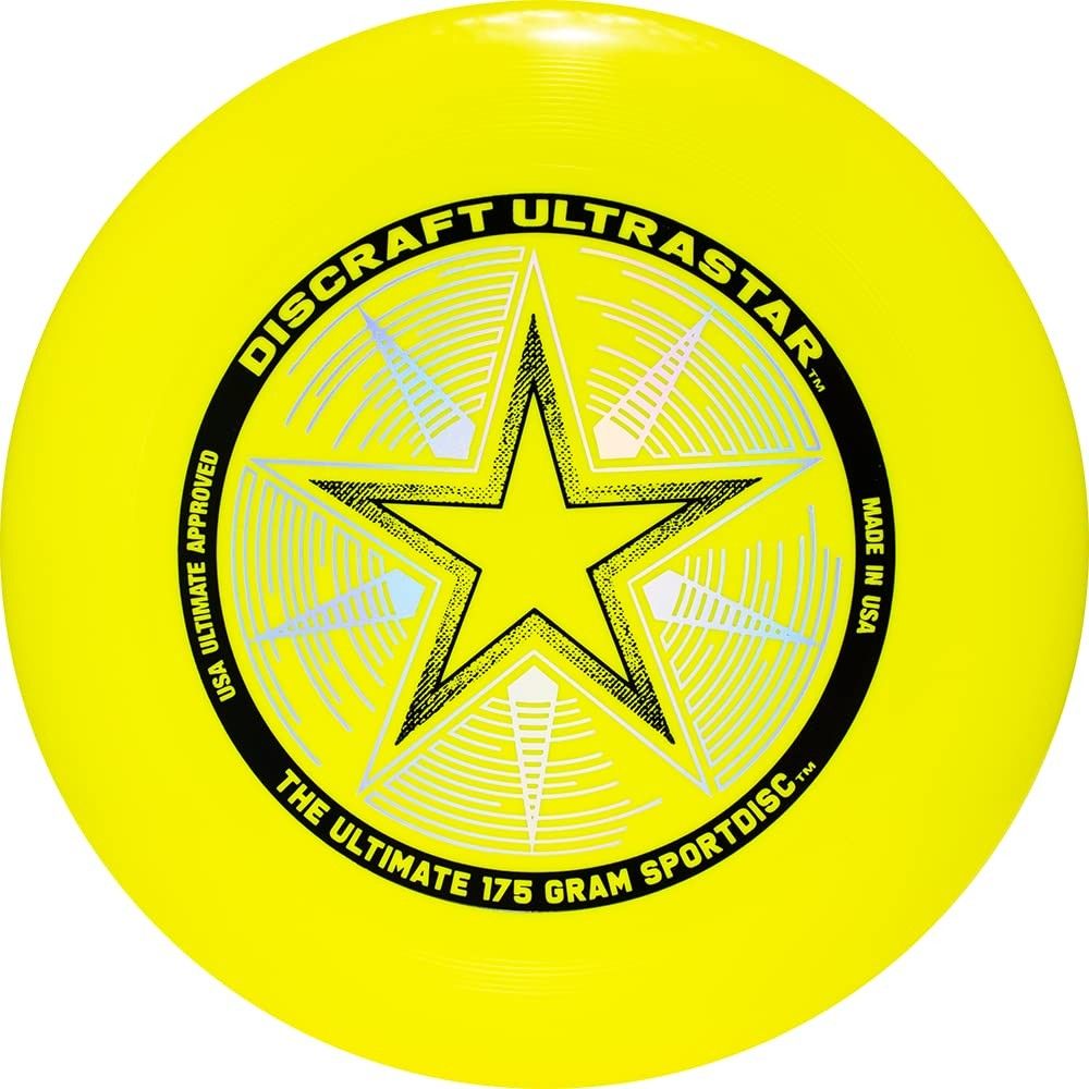 Disco de Ultimate Frisbee Discraft Ultrastar 175g Amarelo - Performance Profissional