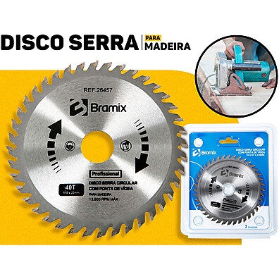 Disco Serra Circular 110mm: Corte Fino e Preciso
