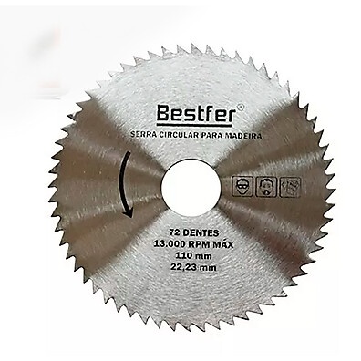 Disco Serra Circular 110mm: Corte Preciso Bestfer