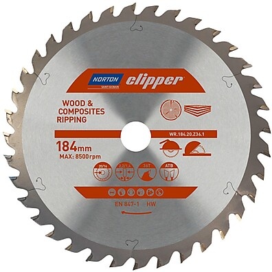 Disco Serra Madeira 184mm: Corte Perfeito com Norton