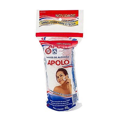 Discos de Algodão Apolo: Limpeza Facial Suave
