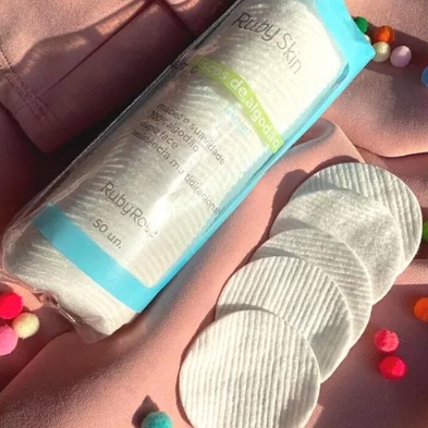Discos de Algodão Ruby Rose: Limpeza Facial Perfeita