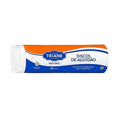 Discos de Algodão Triane: 100 Unidades para sua Rotina