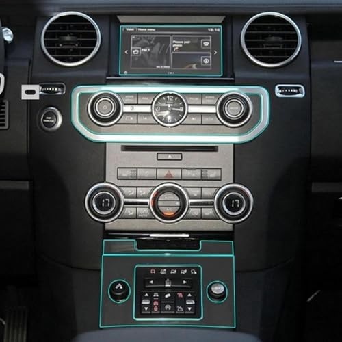 Protetor de Tela PACSCI TPU Transparente para Land Rover Discovery 4 LR4 L319 (2014-2016) - Navegação GPS Cristalina