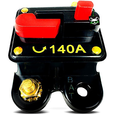 Disjuntor Chave 140A Svart 12V: Proteção Total para Som Automotivo