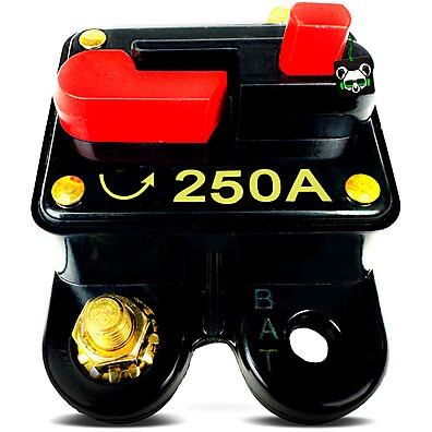Disjuntor Chave 250A Svart: Proteção Total para Som Automotivo