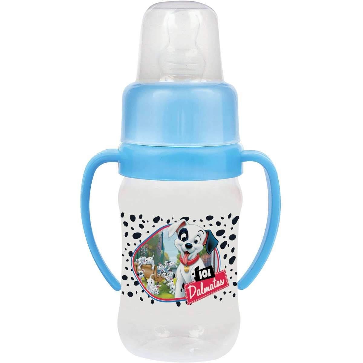 Mamadeira 240ml Disney BabyGo - Super Higiênica com Bico Anatómico e Alças Auxiliares