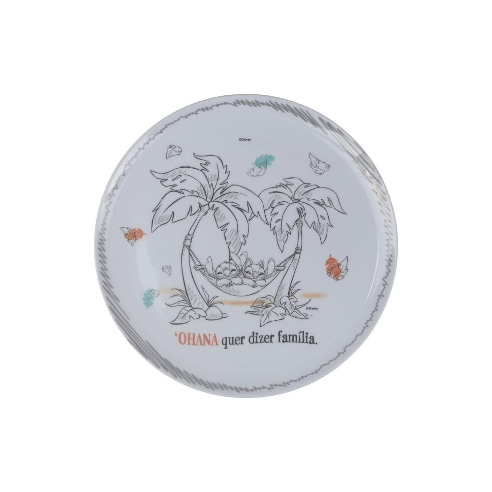 Prato de Refeição Disney Stitch 25cm em Melamine Resistente - Tuut