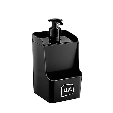 Dispenser Slim Preto 500ml UZ – Organize sua cozinha