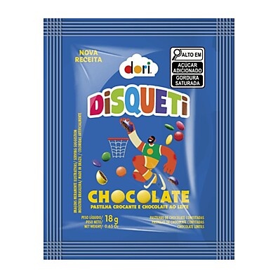 Disqueti Dori Chocolate 18g: A Surpresa Irresistível!