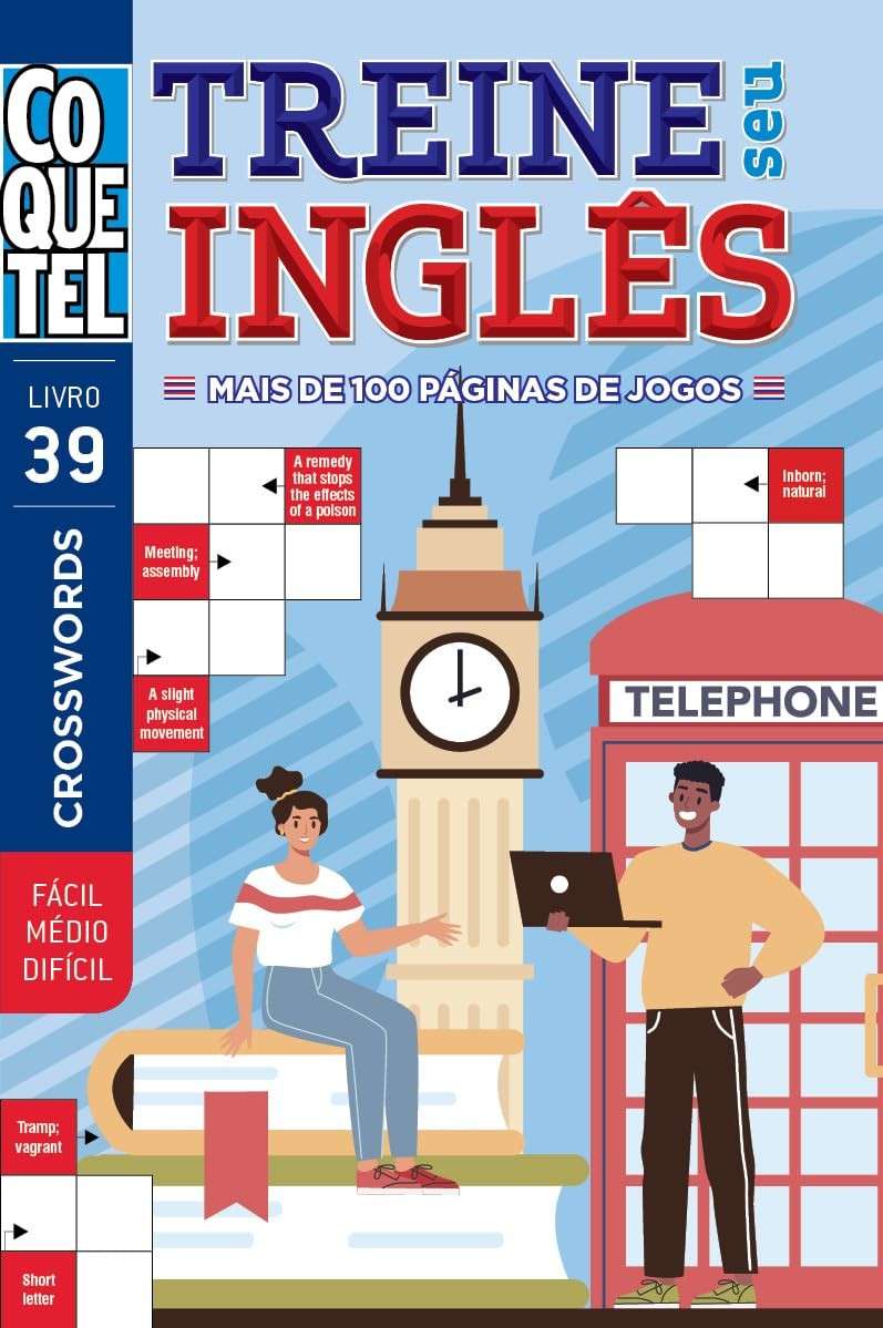 Livro Coquetel Treine seu Inglês 39: Aventura Divertida para Dominar o Idioma