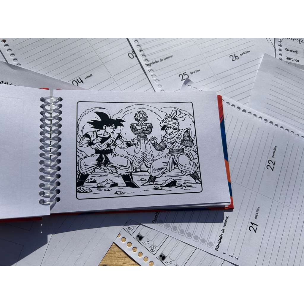 Livro de Colorir Dragon Ball: A6, Mini e Divertido!