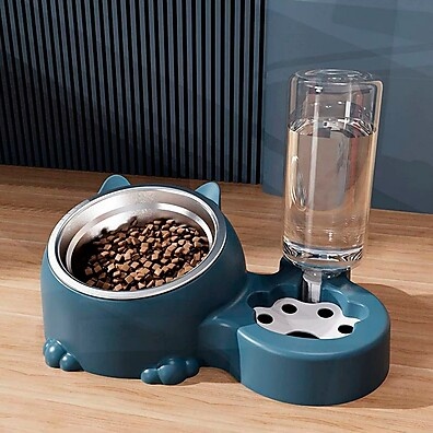 Comedouro e Bebedouro Automático: Inox, Prático e Divertido 🐶🐱
