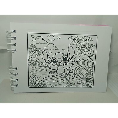 Livro de Colorir Stitch A5: Personalize e Divirta-se!