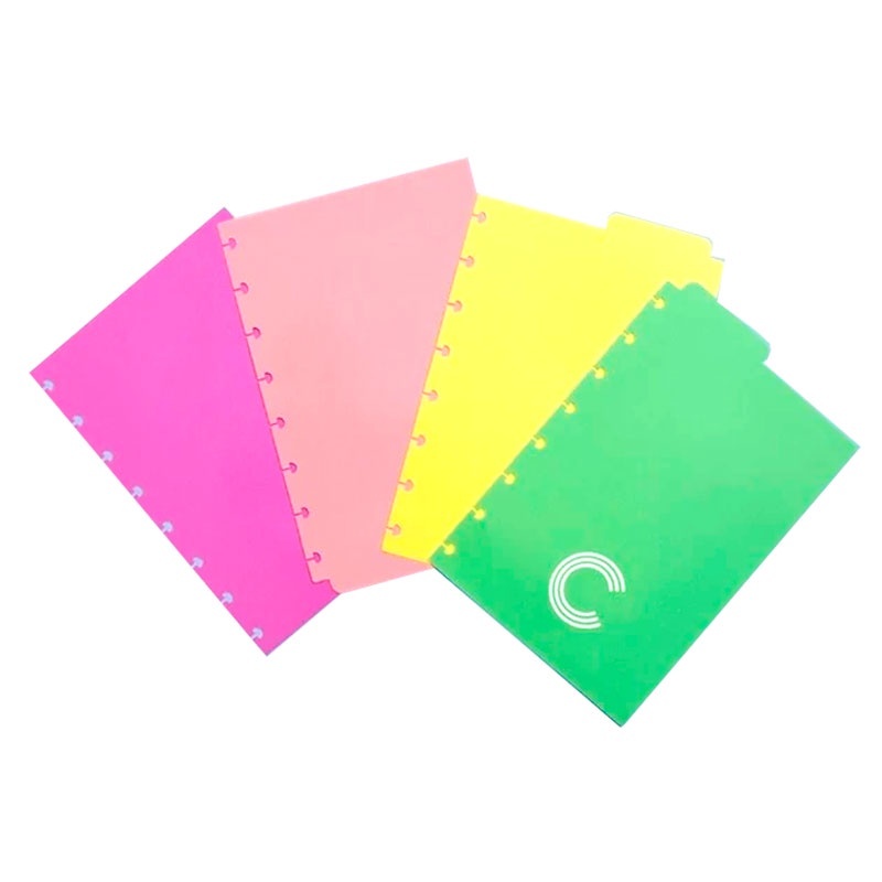 Divisória A5 Pastel: Organize seu Caderno Inteligente!