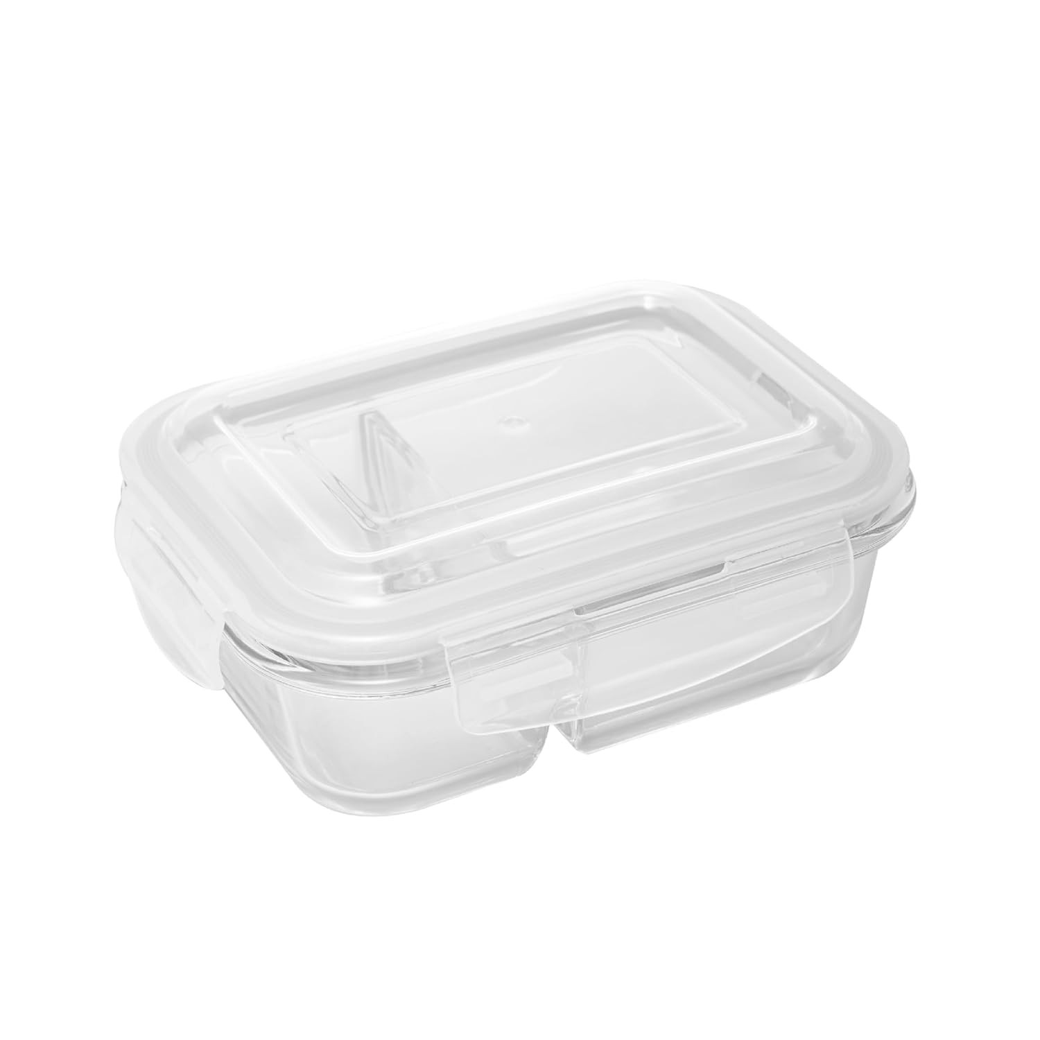 Pote Hermético de Vidro Borossilicato 640ml com Divisória - Lyor
