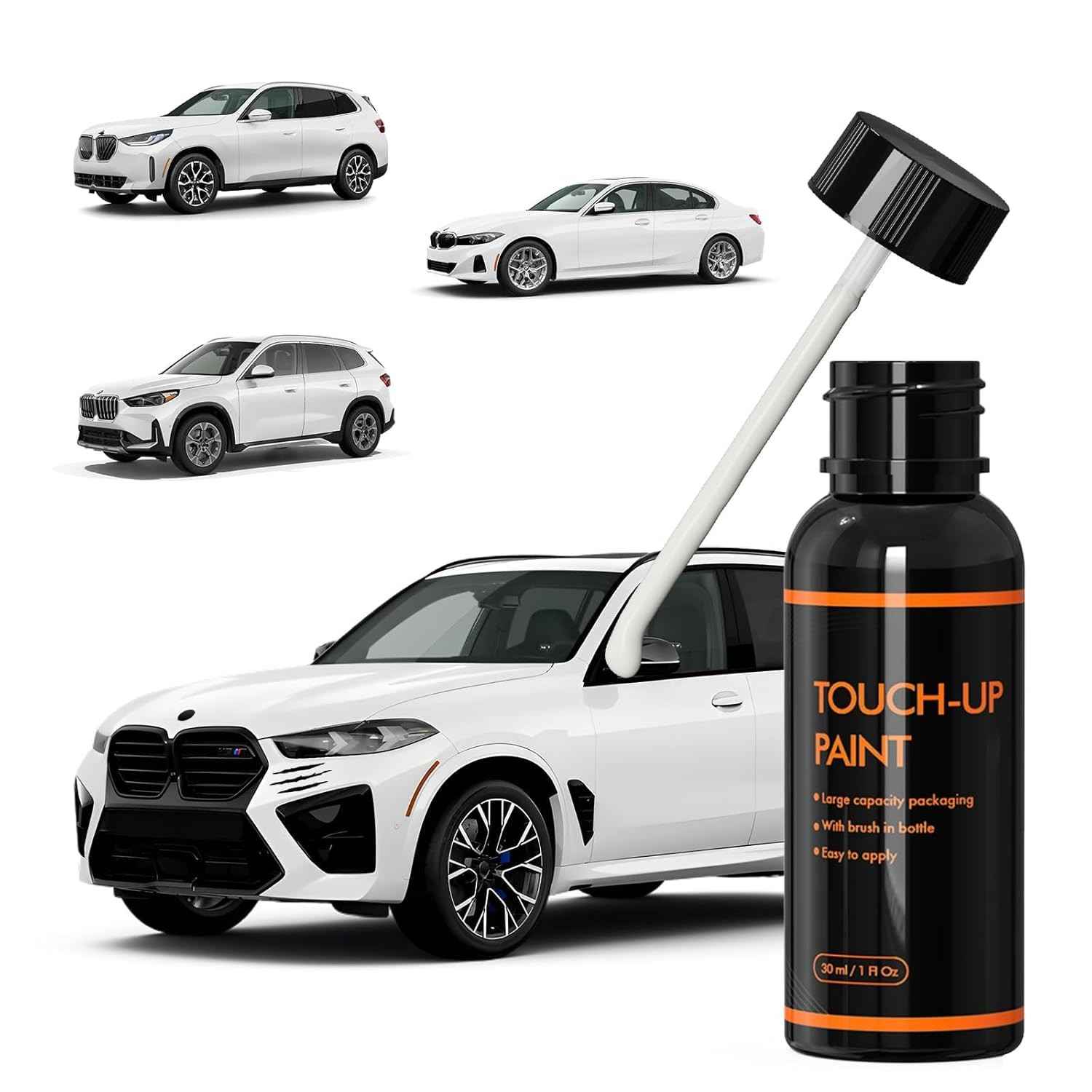 Tinta de Retoque Branca Mineral A96 para BMW - Kit Reparo Arranhões DIY