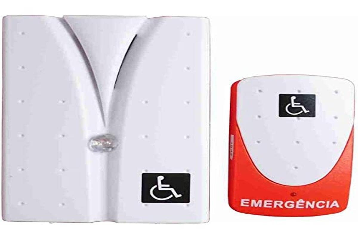 Alarme Audiovisual DNI 4240: Segurança e Conforto para Pessoas com Deficiência (PNE/PCD) - Bivolt