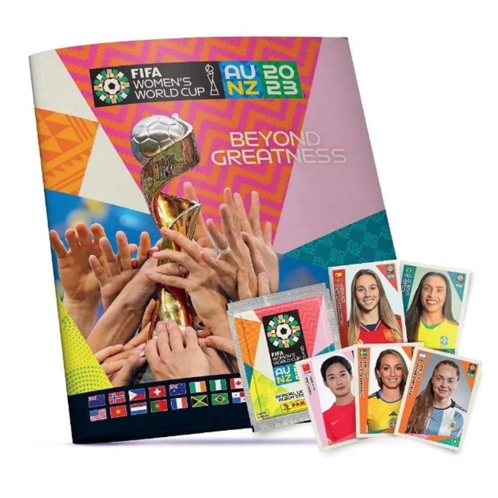 Coleção Completa: Blister c/ 10 Envelopes Figurinhas Copa do Mundo Feminina FIFA 2023