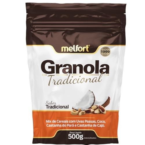 Granola Tradicional 500 Gramas a melhor do Brasil