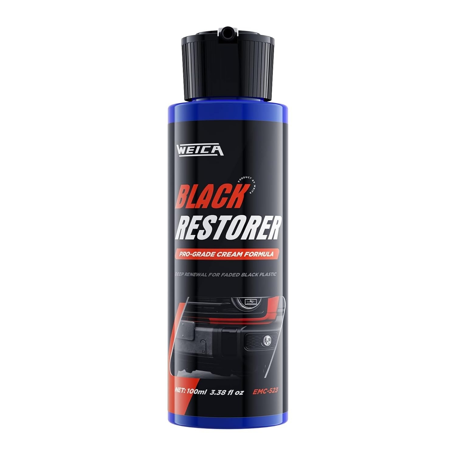WEICA BlackBoost Pro Cream: Restaure o Plástico do Seu Carro e Deixe-o Como Novo!