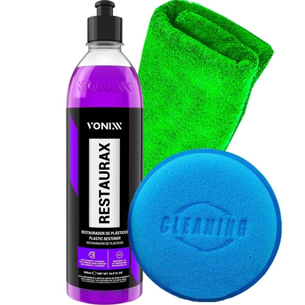 Revitalizador de Plásticos Vonixx Restaurax 500ml: Renove o Visual do Seu Carro!