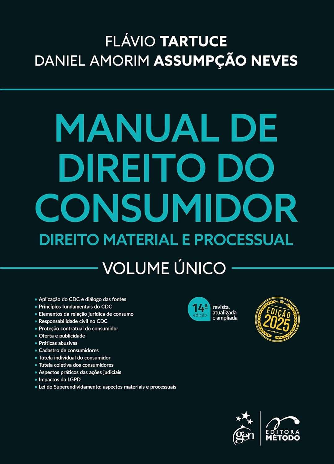 Manual de Direito do Consumidor - Vol. Único - 14ª Edição 2025: Seu Guia Completo e Atualizado