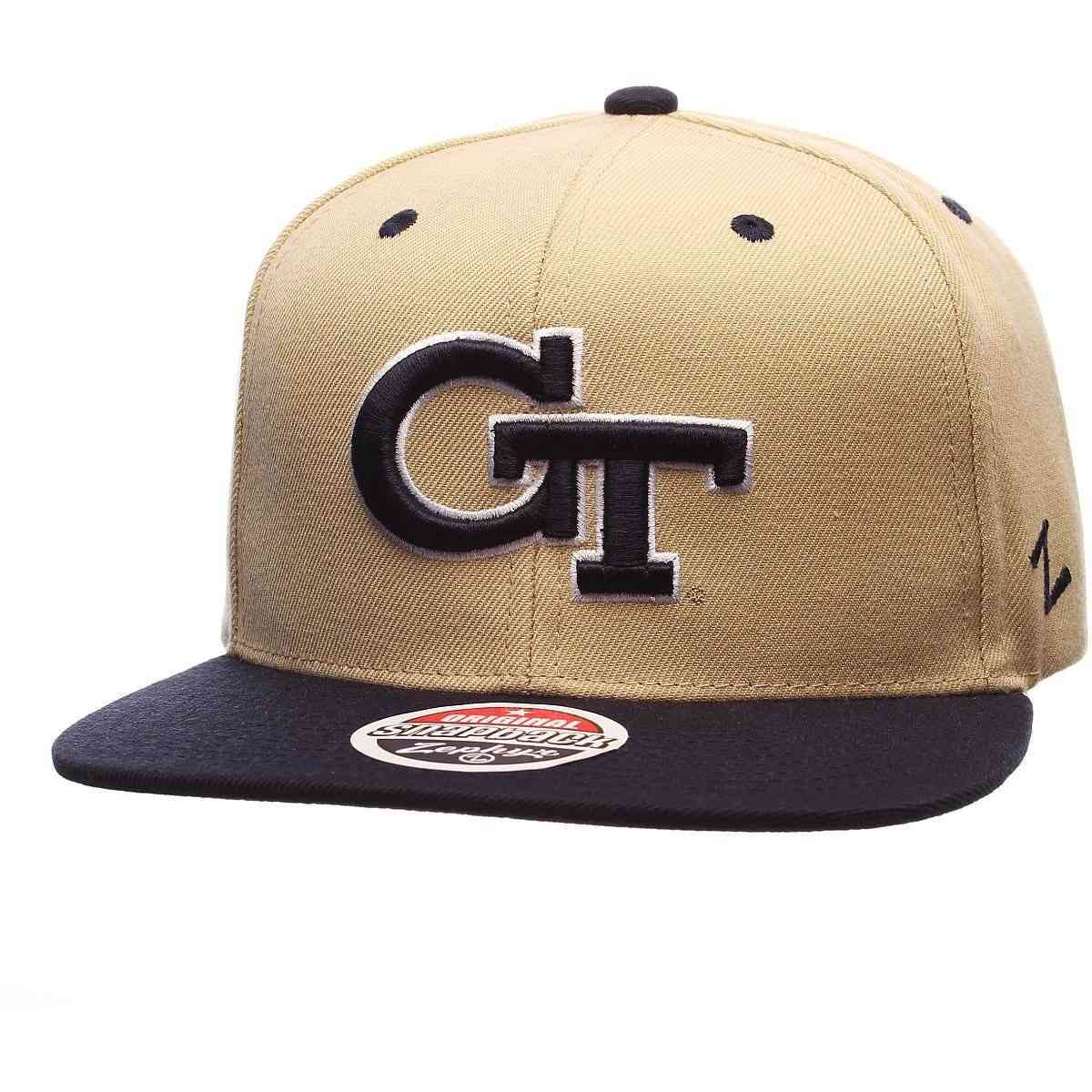 Zephyr Jaqueta amarela Georgia Tech Z11 Zwool tamanho do chapéu: ouro ajustável, Amarelo, Tamanho �nica