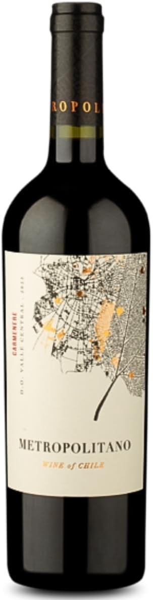 Vinho Tinto Chileno Metropolitano D.O. Valle Central Carménère