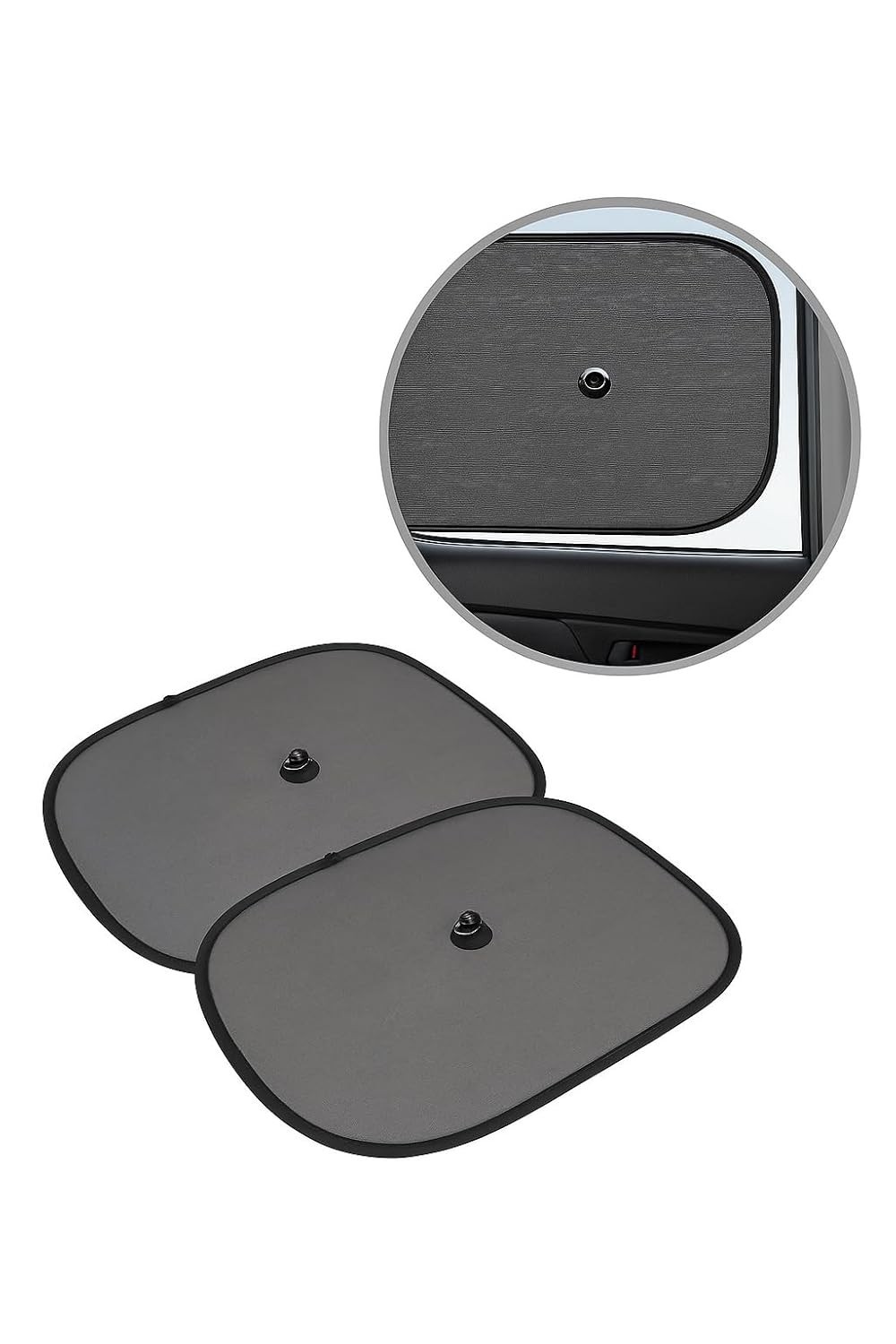 Kit 2 Protetores Solares Dobráveis para Carro: Proteção UV e Interior Fresco