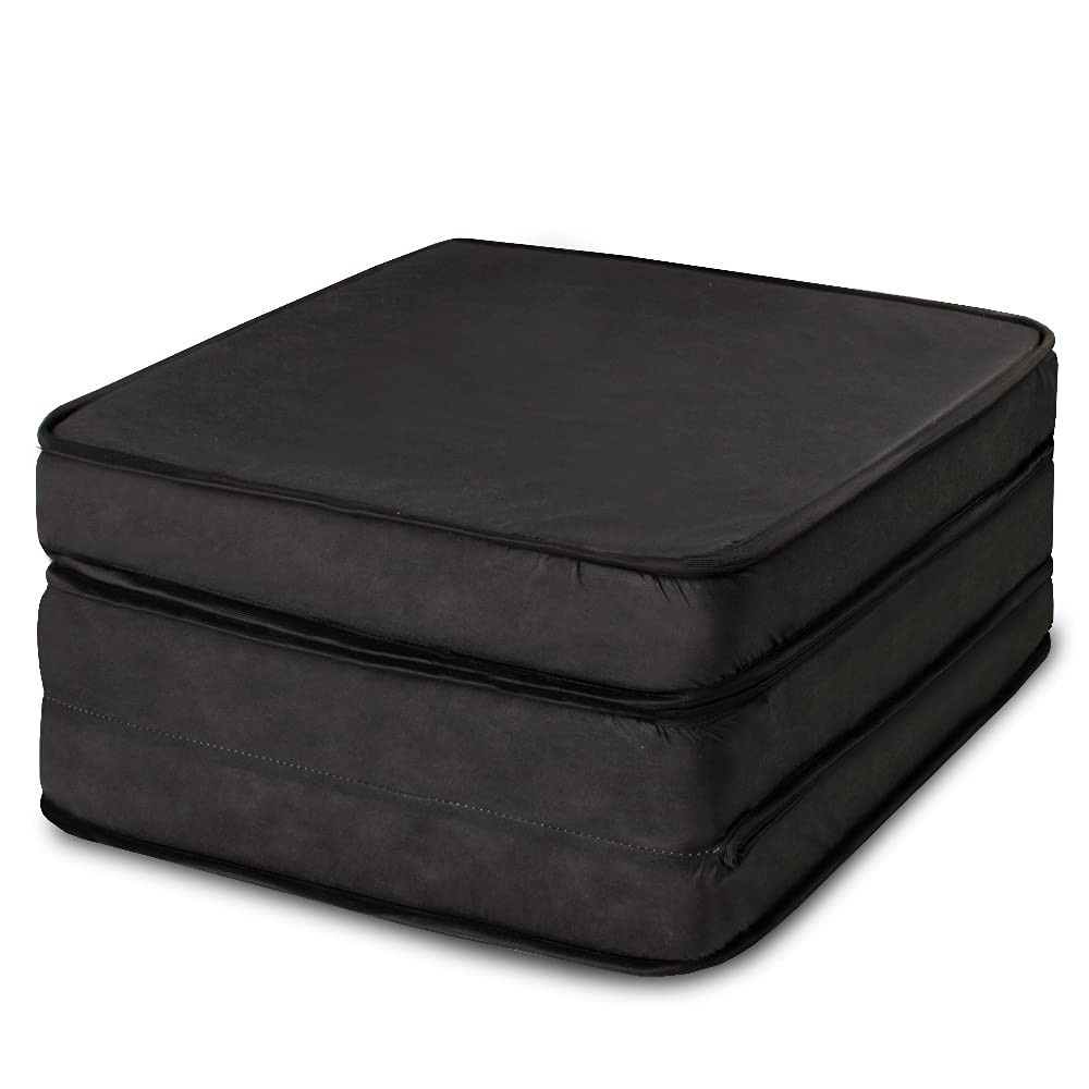 Puff Colchonete Dobrável 3 em 1 - Sofá Cama Solteiro com Espuma D20 | BF Colchões