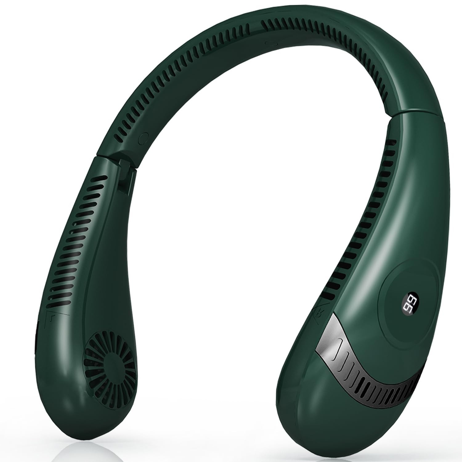 Ventilador de Pescoço Dobrável TWLEAD 5000mAh com LED e 3 Velocidades
