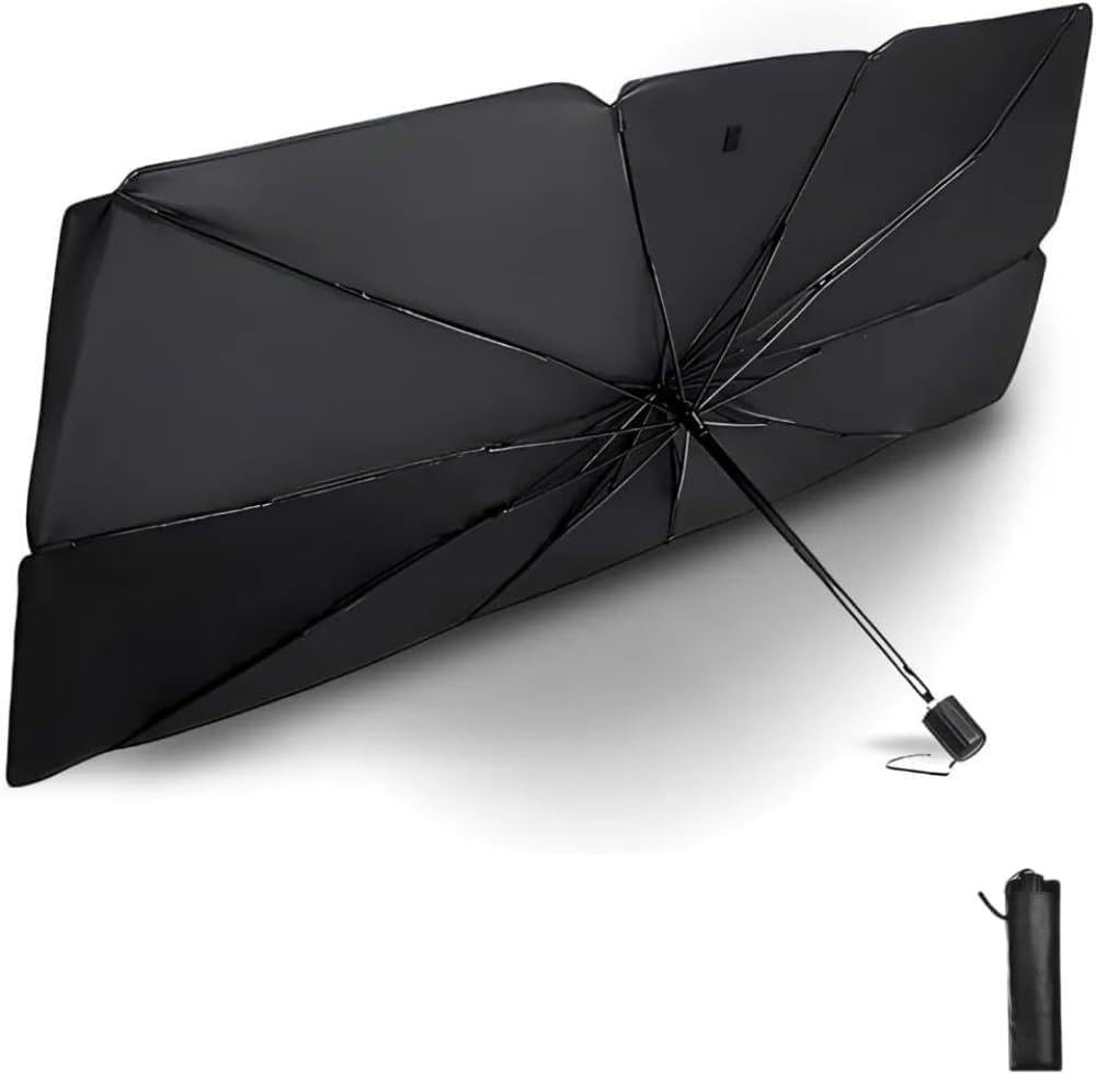 Protetor Solar Para-brisa Carro Premium Dobrável - Mantenha Seu Veículo Fresco!