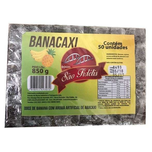 Doce Banacaxi Cristal 800g: Sabor Tropical para Todos os Momentos!