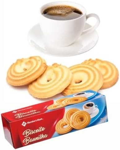 Biscoito Alemão Bolacha Doce Amanteigado Baunilha 400g