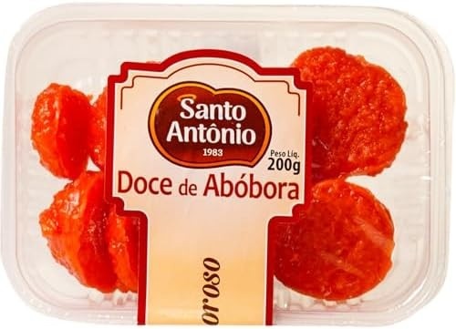 SANTO ANTONIO ALIMENTOS DOCE DE ABOBORA BANDEJA 200G