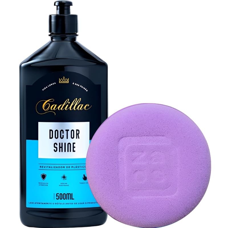 Doctor Shine Cadillac 500ml: Renovador Protetor Plástico Interno e Externo
