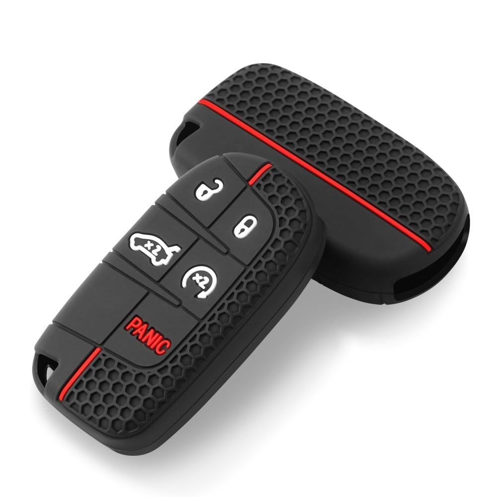 Capa de Silicone Premium para Chave Presencial Jeep, Dodge Ram, Fiat (Argo, Toro, Pulse, Fastback, Commander) - Proteção e Estilo