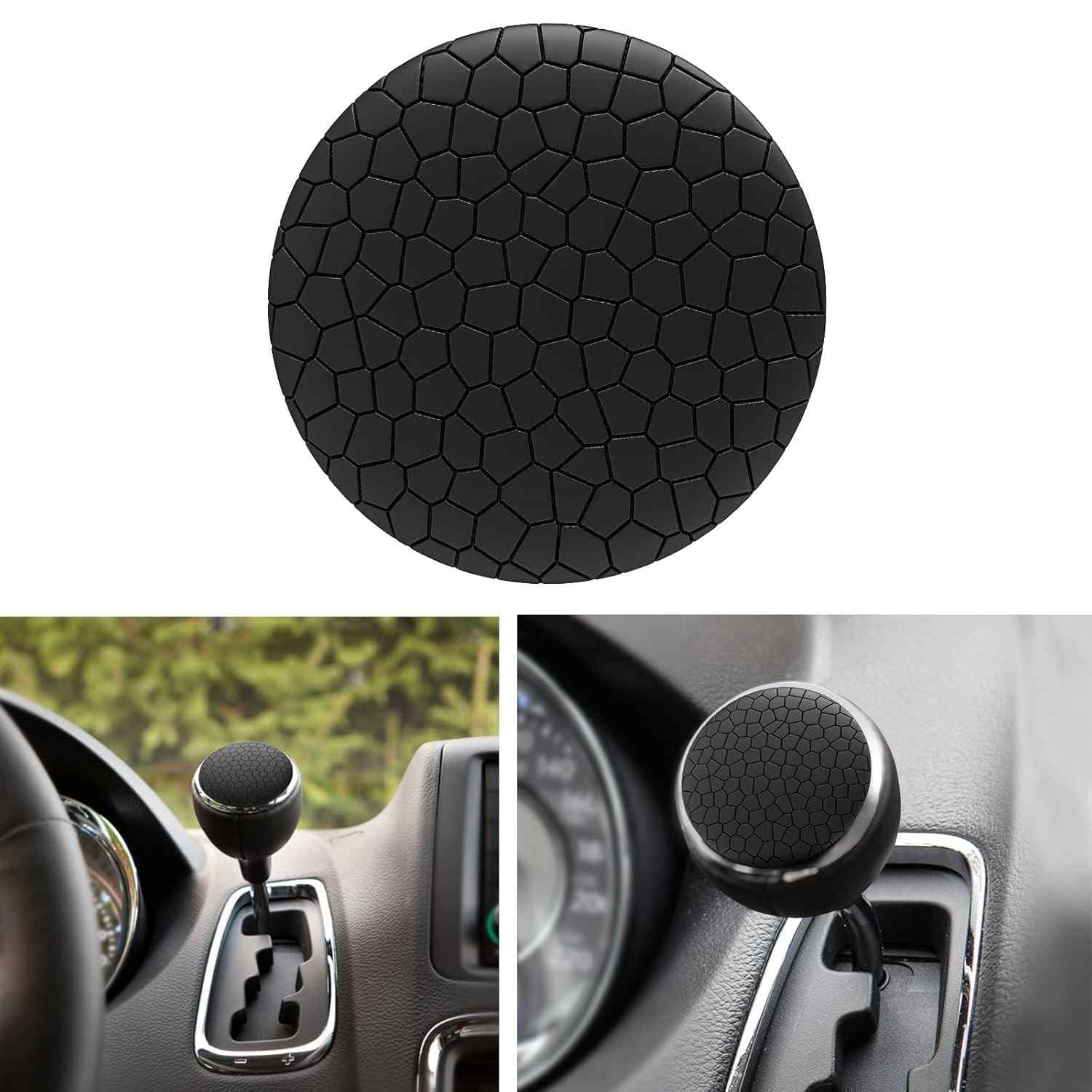 Tampa Botão Câmbio Preta para Dodge Caravan e Chrysler Town & Country (2011-2020)