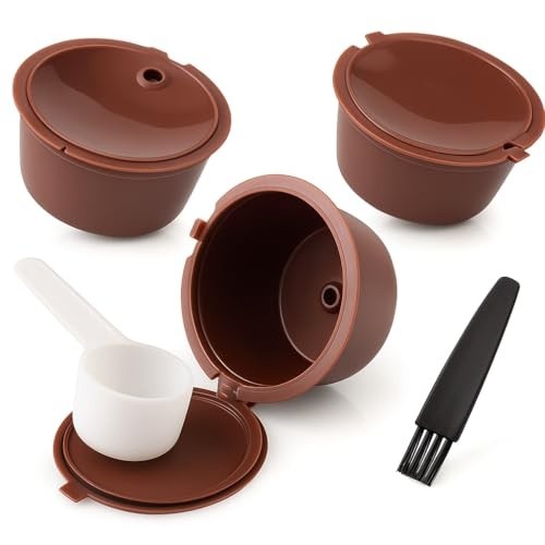 Kit 3 Cápsulas de Café Reutilizáveis Dolce Gusto: Economia e Sabor Sustentável