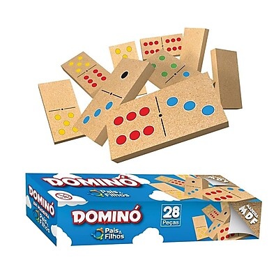 Dominó de Madeira: Diversão em Família!