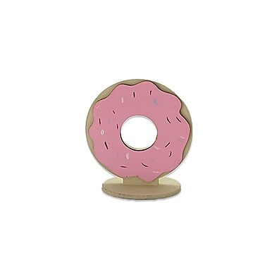 Donut de MDF Rosa: Decore com Doçura!