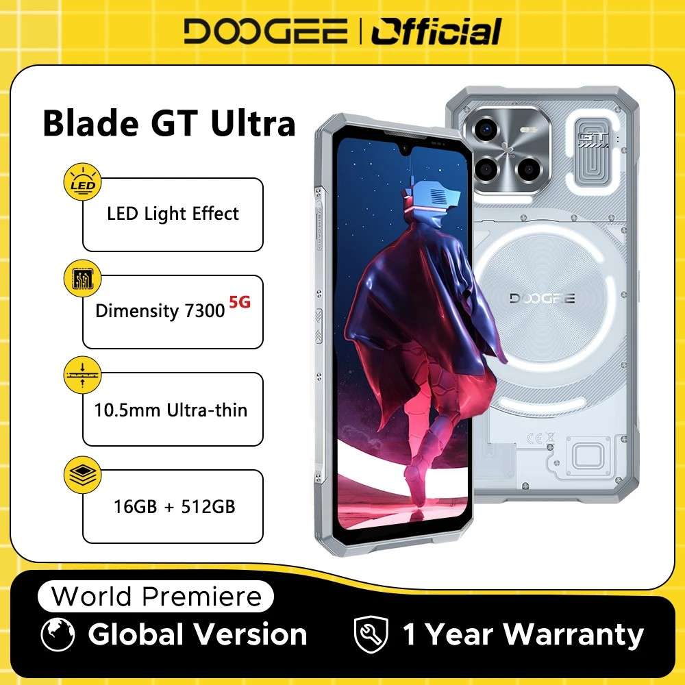 DOOGEE Blade GT Ultra: O 5G Robusto e Elegante