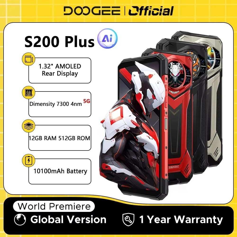DOOGEE S200 Plus 5G: O Robusto que Inova!