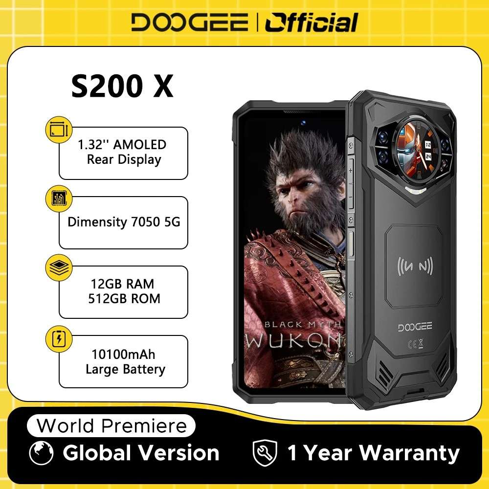 DOOGEE S200 X: O Robusto 5G que Você Precisa!